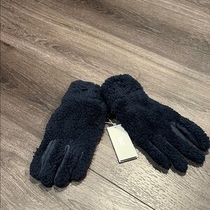 Kith Cozy navy blue Fuzzy Gloves